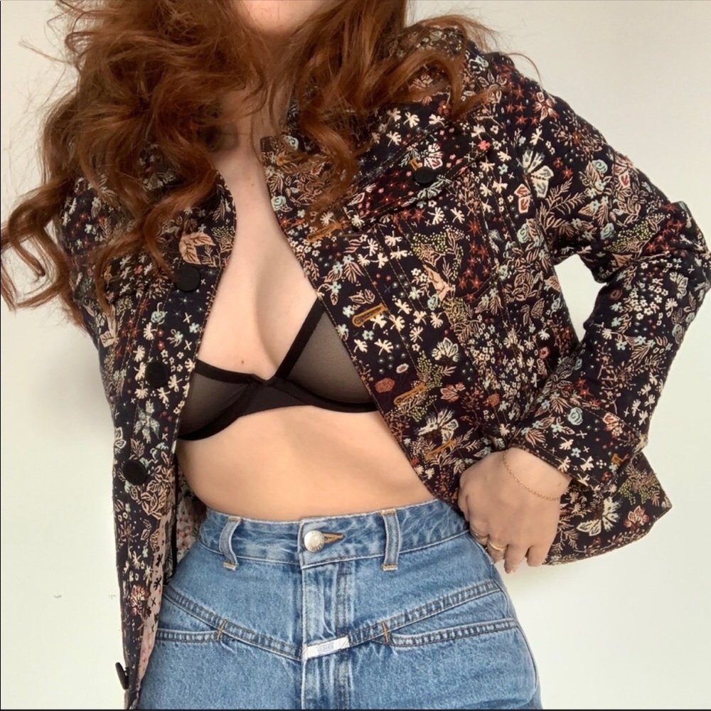 Self-Portrait Jacquard Utility Embroidered Jacket